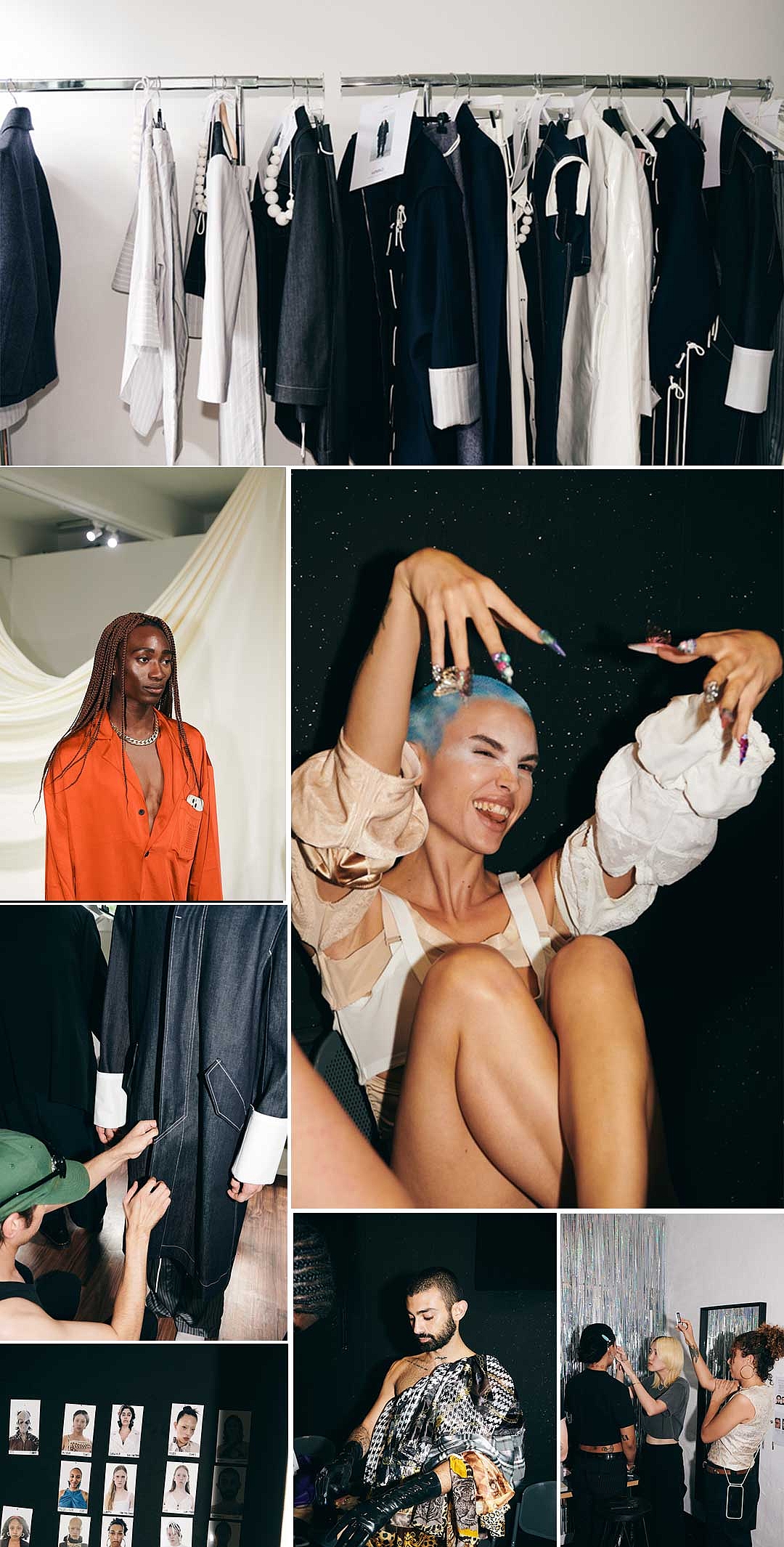 BACKSTAGE AT MARKE AND MELISSA MINCA SS24 SHOW | © BEN MÖNKS